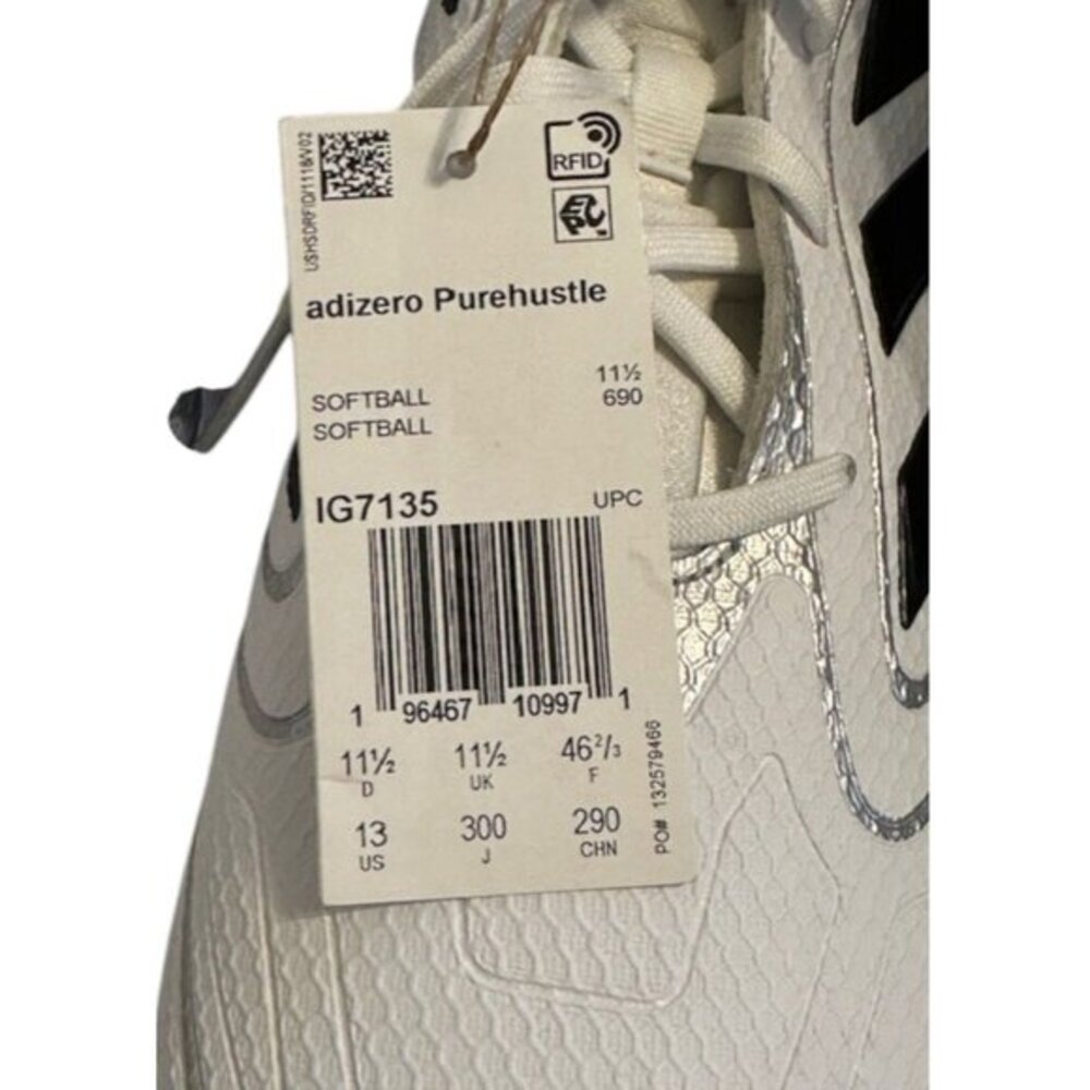 Adidas Adizero PureHustle 3 Metal Softball Cleats IG7135 Women's‎ Size 13 NWT - Picture 5 of 9
